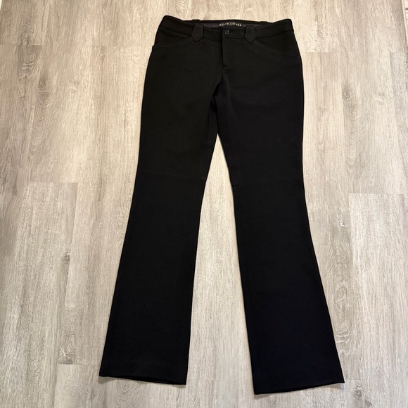 Ralph Lauren Black Label Pants - Ralph Lauren Black Label Sz 8 Black 100% Wool Dress Pants Quiet Luxury Career